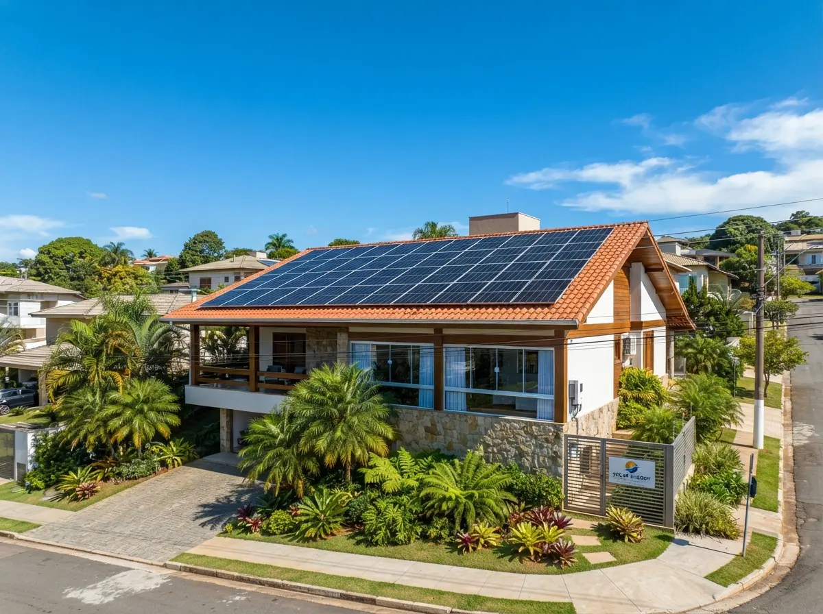 Painéis de energia solar